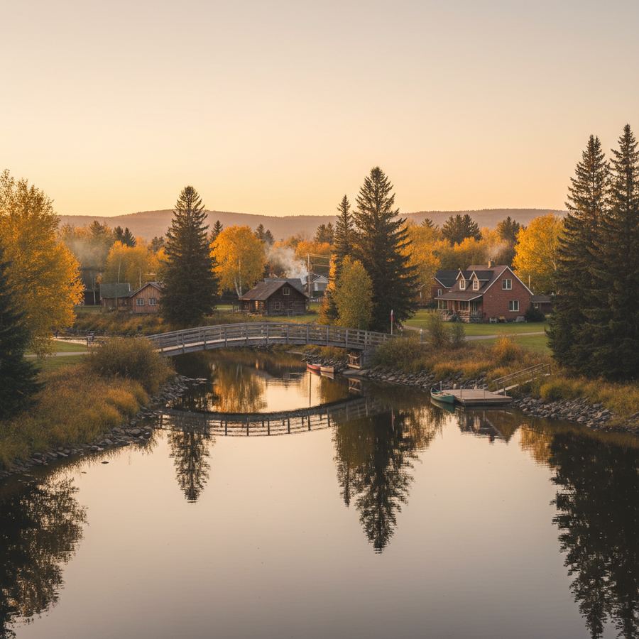 The Petawawa River in summer light